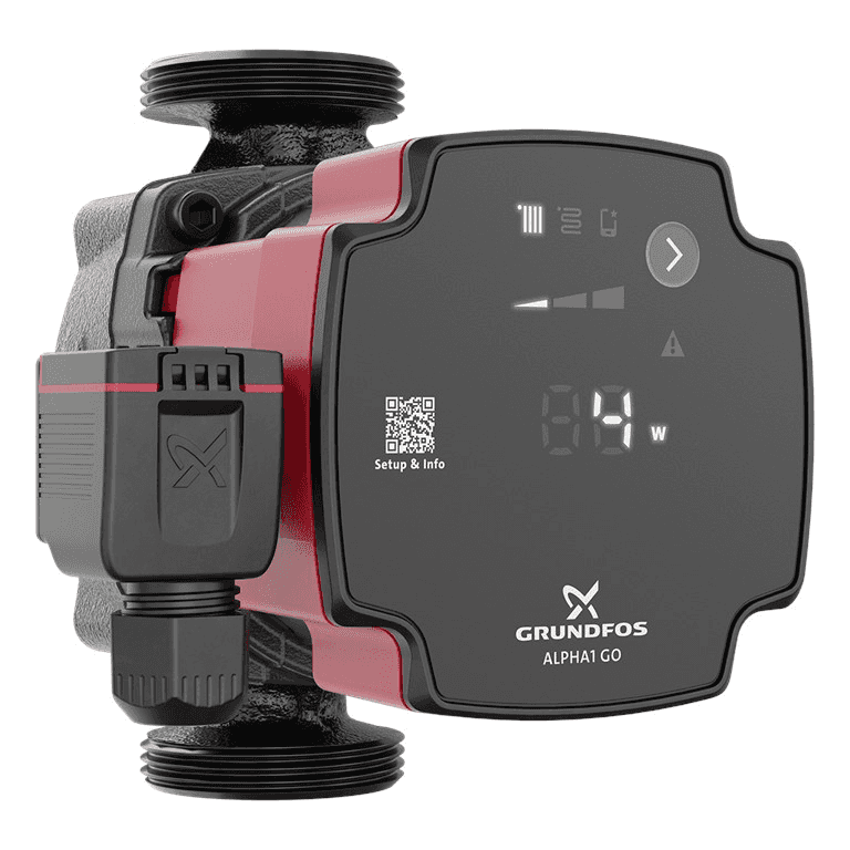 Bomba circuladora Grundfos ALPHA1 GO 25-40 130 com referência 93074186 à marca GRUNDFOS
