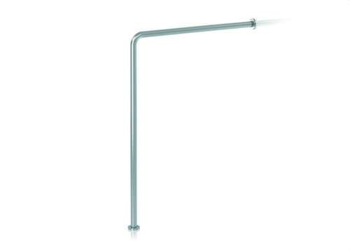 Barra de apoio de 90º parede a chão aço branco com referência GW11 14 03 00 à marca GENWEC