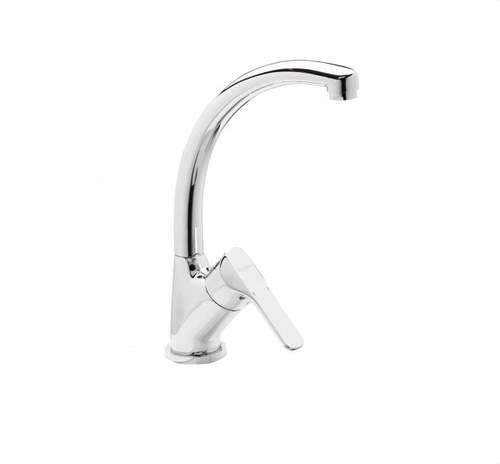 Torneira de cozinha monocomando bico conformado K8 cromado com referência 61204 28 45 66 à marca GENEBRE