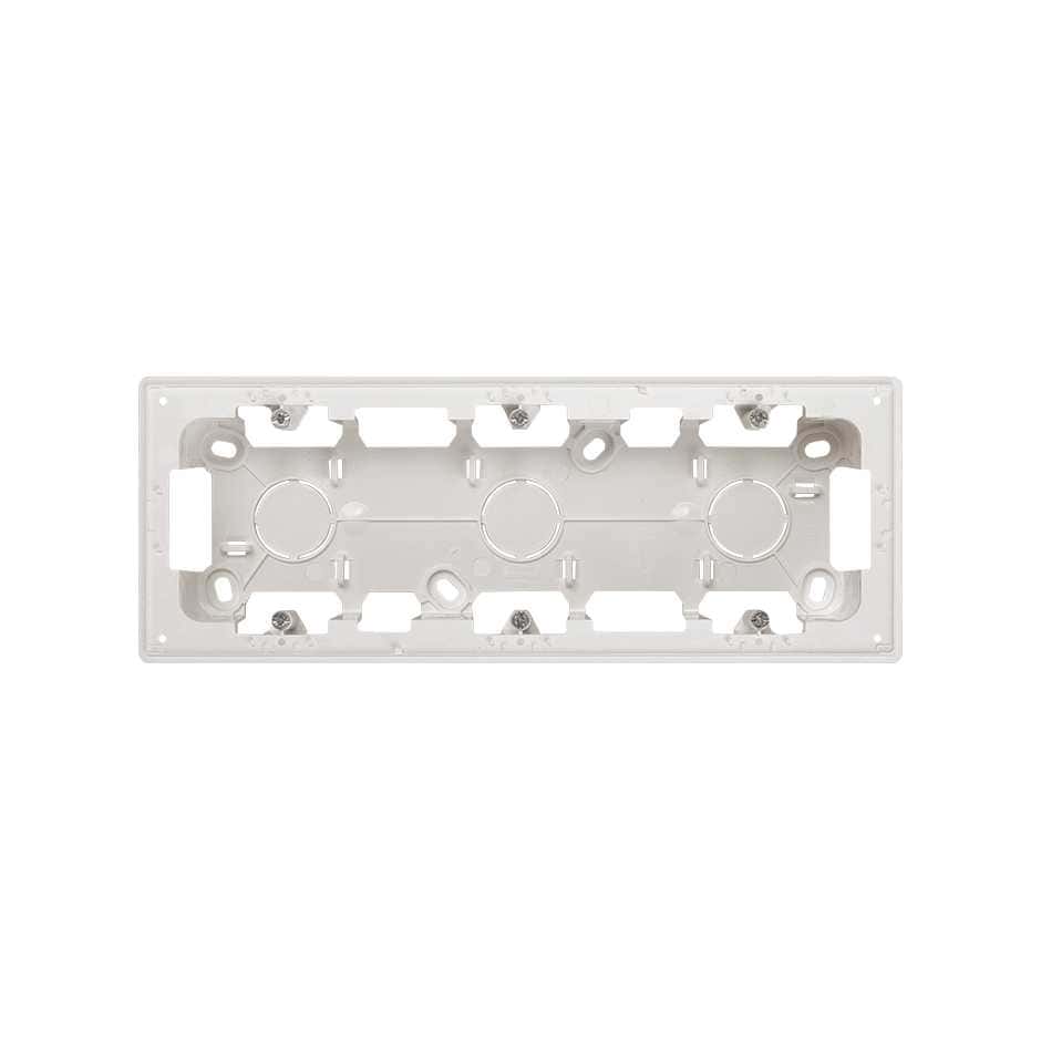 Surface box for 3 elements matte white Simon 270 with reference 20000753-190 from the brand SIMON