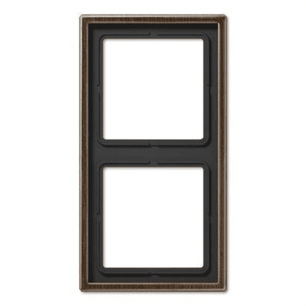 Moldura dupla Jung LS990 Latão antigo com referência ME2982AT à marca JUNG