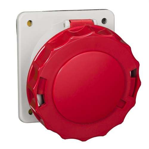 Base de embutir inclinada de 63A 3P+TT 380-415V IP67 com referência 81282 à marca SCHNEIDER ELECTRIC