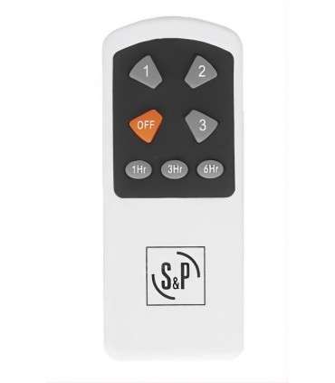 Controle remoto com temporizador para os ventiladores de teto S&P Kit RC HTB com referência 5401630500 à marca SOLER & PALAU