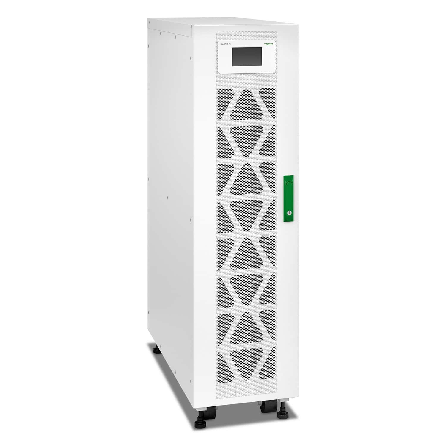 SAI Easy 3S Pro 15 kVA 400V 3:3, com 2 módulos de baterias internas de 7 Ah com referência E3SP15KHB2 à marca SCHNEIDER ELECTRIC