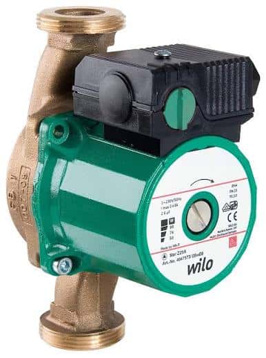 Bomba circuladora Wilo Star-Z 25/2 EM 180 mm 230V PN10 com referência 4029062 à marca WILO