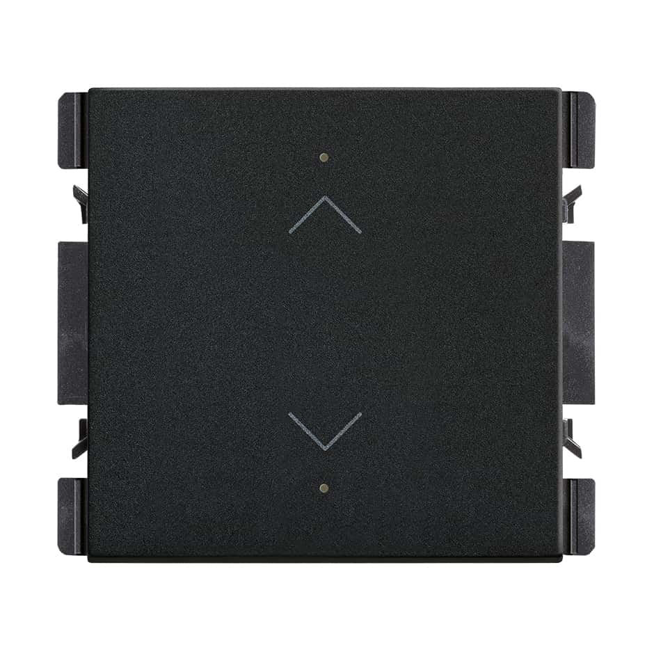 Interruptor de persianas Simon iO 700 VA preto mate Simon 270 com referência 21000333-098 à marca SIMON