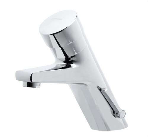 Torneira temporizada para lavatório com botão 1/2" cromado com referência 1034 04 à marca GENEBRE