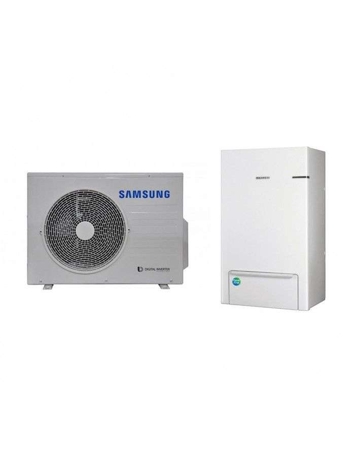 Conjunto de bomba de calor bibloc Samsung EHS Split 5kW com referência SAMEHSSPLIT5 à marca SAMSUNG