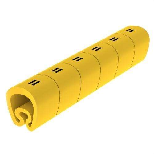Marcadores pré-cortados amarelos Ø8 em PVC plastificado com referência 1812-= da marca UNEX