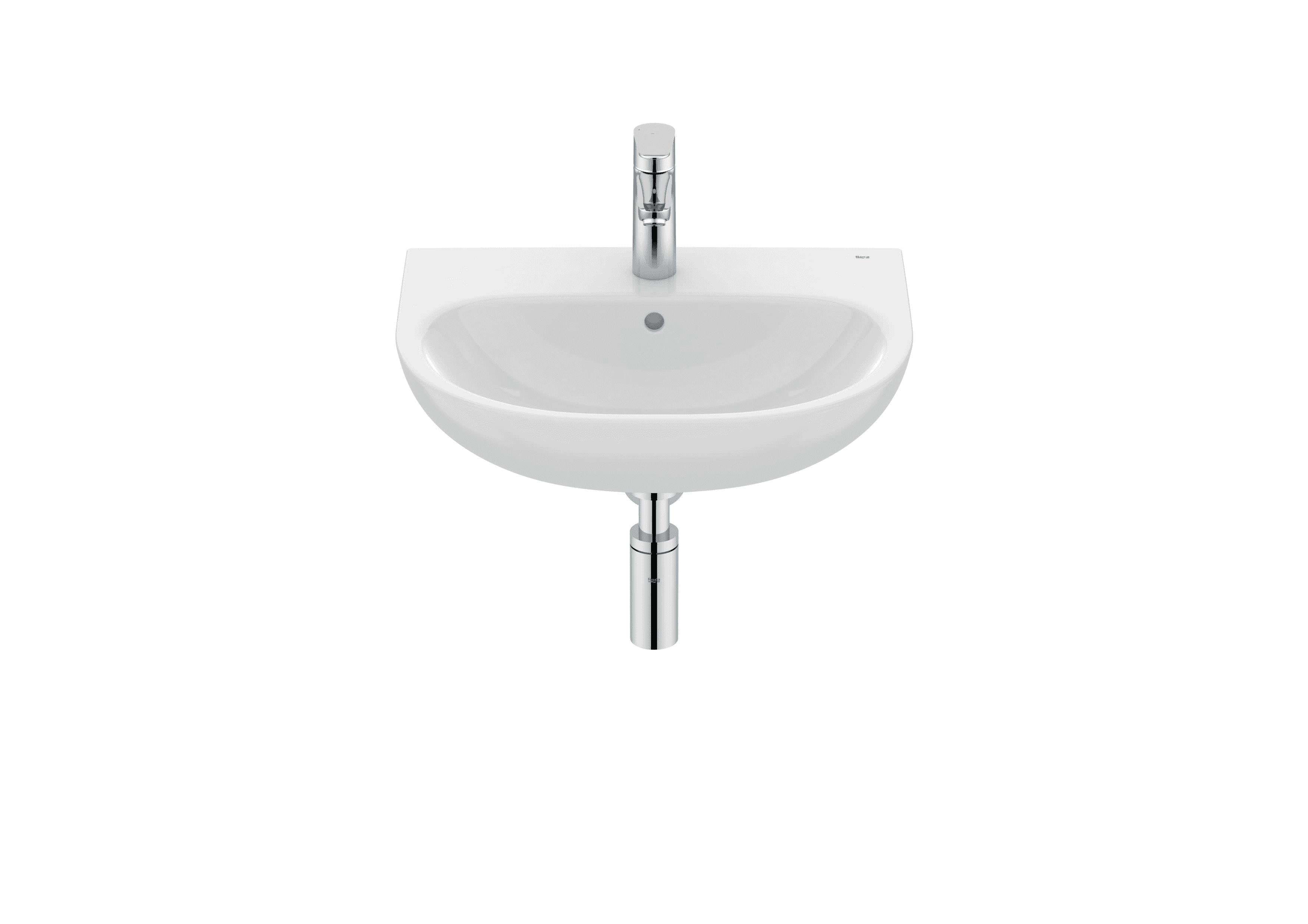Lavatório de parede em porcelana com fixações Roca Victoria 520x425mm com referência A325V03000 à marca ROCA