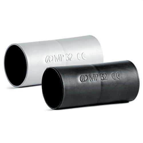 Manguito cinzento PVC encaixável 25mm com referência MGE25 à marca AISCAN