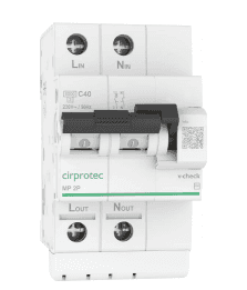 Protetor de sobretensão permanente Cirprotec V-CHECK MINI 4P 10 A com referência 79706111 à marca CIRPROTEC