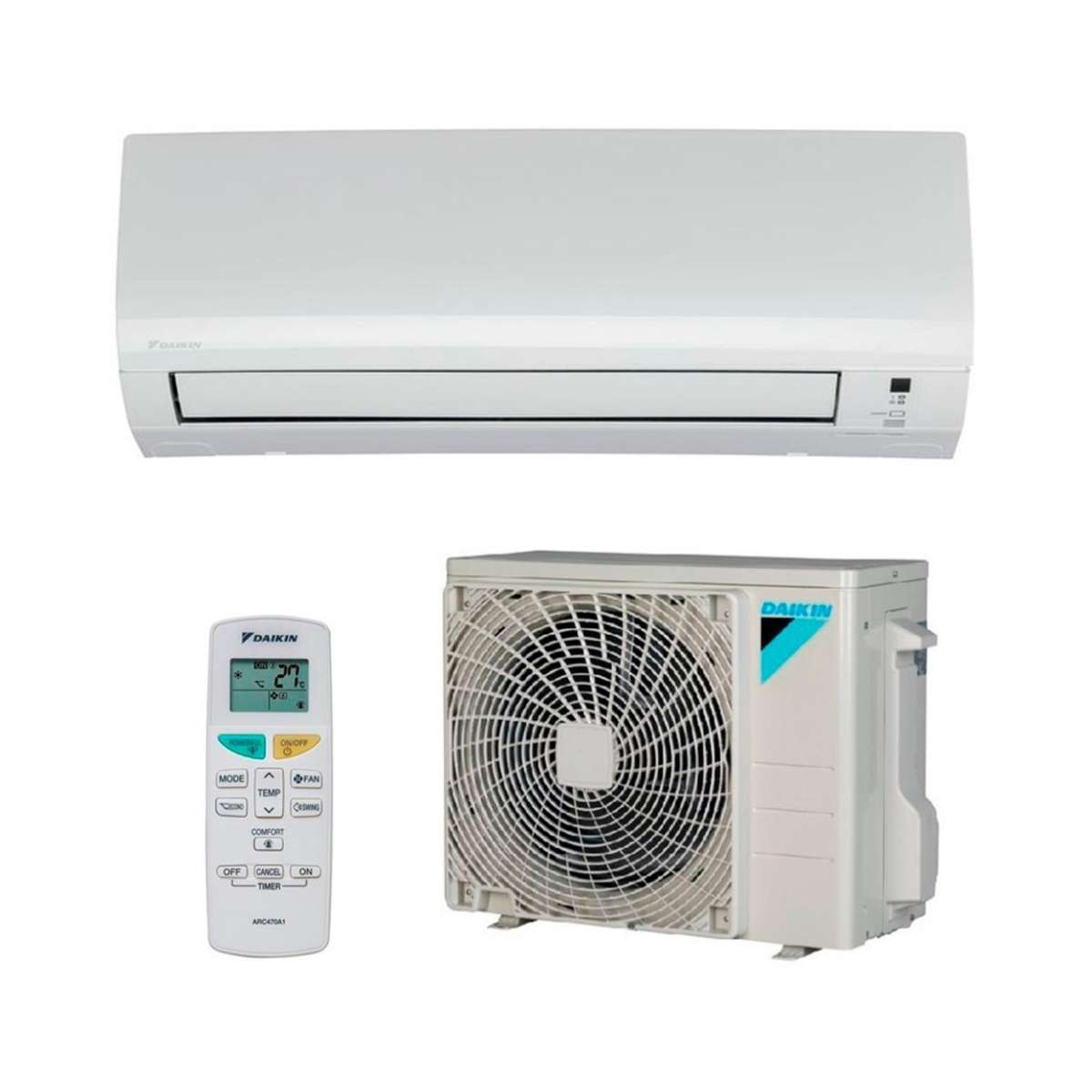 Ar condicionado com wifi Daikin Sensira TXF25F 2,5 kW 9000 BTU com referência TXF25F à marca DAIKIN