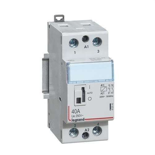 Contactador 40A 2NA 230V com referência 412545 à marca LEGRAND