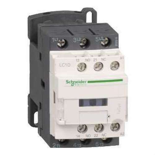 Contator 12A 1 NA/1 NC 48V 50-60HZ com referência LC1D12E7 à marca SCHNEIDER ELECTRIC