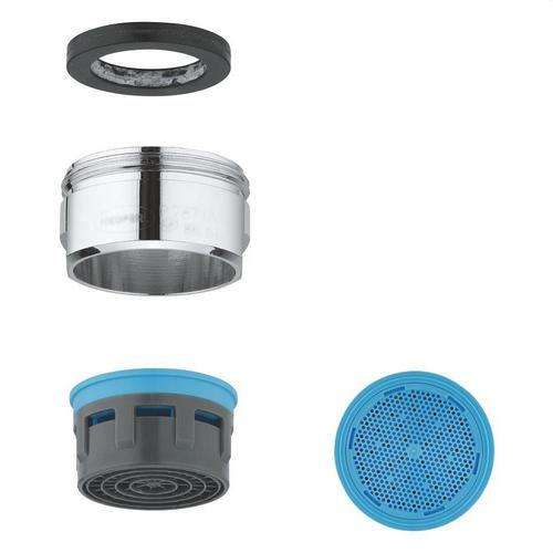 Mousseur completo rosca exterior M24x1 com referência 13929000 à marca GROHE