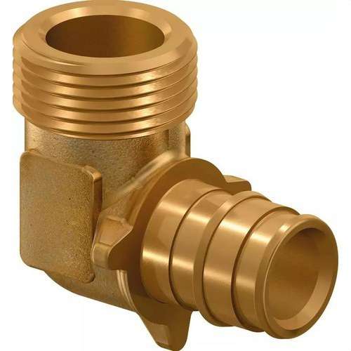 Cotovelo macho Uponor Q&E 20-G3/4" BSP com referência 1023021 à marca UPONOR