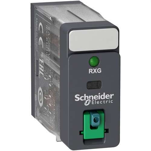 Relé 2 C/O 5A + Botão de teste + LED 24V DC com referência RXG22BD à marca SCHNEIDER ELECTRIC