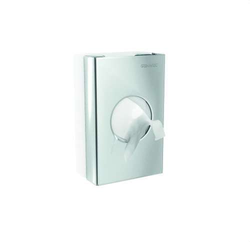 Dispensador de sacos higiénicos brilhante com referência GW03 25 04 02 à marca GENWEC