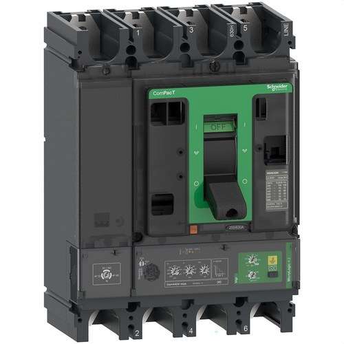 Interruptor automático ComPacT NSX400N 50kA AC 4P4R 400A Micrologic 4.3 com referência C40N44V400 à marca SCHNEIDER ELECTRIC