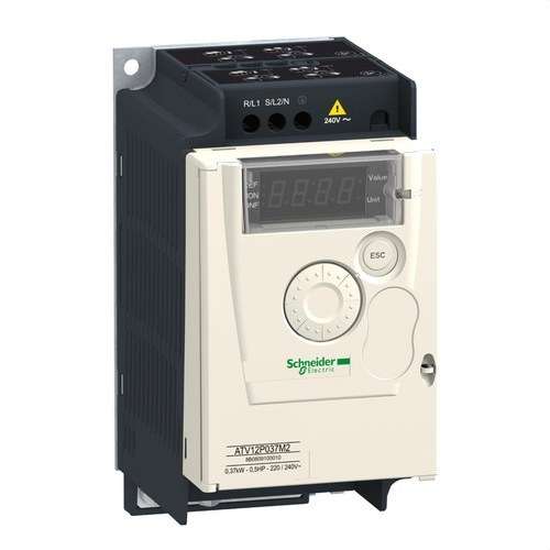 Variador de velocidade ALTIVAR-12 0,37KW 240V 1PH com referência ATV12P037M2 à marca SCHNEIDER ELECTRIC