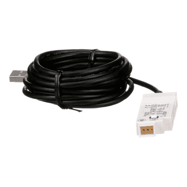 Cabo de conexão de 3 metros USB PC Zelio Logic para relé programável com referência SR2USB01 à marca SCHNEIDER ELECTRIC