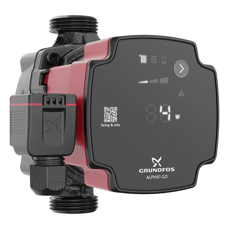 Bomba circuladora Grundfos ALPHA1 GO 15-60 130 com referência 93074173 à marca GRUNDFOS