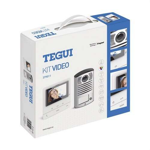 Kit videoporteiro para 1 residência Tegui Linea 2000 com referência 379011 à marca TEGUI