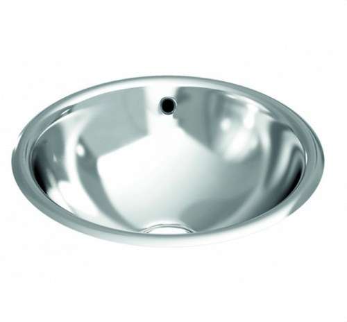 Lavatório esférico para embutir 355mm sem extravasor com referência GW08 13 04 02 à marca GENWEC