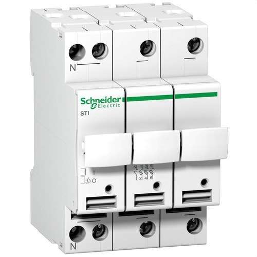 Seccionador fusível STI 3P+N 500V com referência A9N15658 à marca SCHNEIDER ELECTRIC