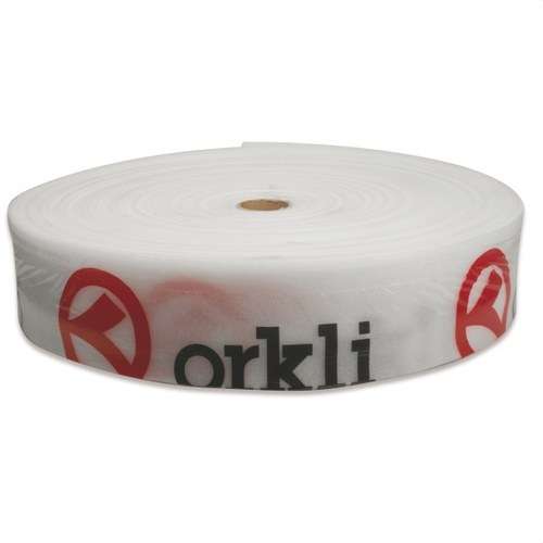 Fita perimetral 130mm com aba para piso radiante com referência SRBAN-2 à marca ORKLI