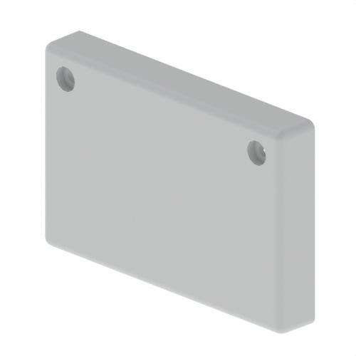 Tampa final cinza 60x100mm U48X com referência 66113-48 à marca UNEX