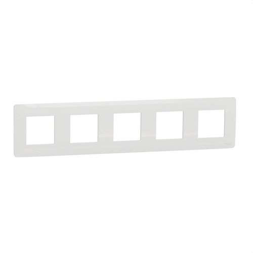 Moldura de 5 elementos New Unica Studio Polar com referência NU201018 à marca SCHNEIDER ELECTRIC