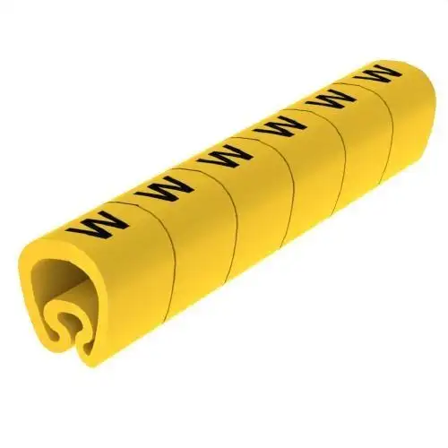 Sinalizadores pré-cortados amarelos Ø18 PVC plastificados com referência 1813-W à marca UNEX