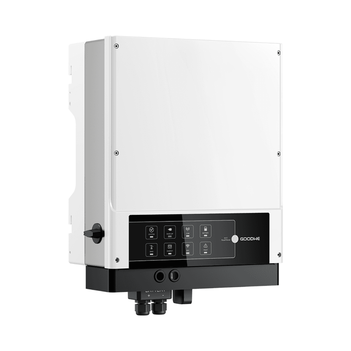 Inversor solar híbrido monofásico de 3,6 kW 2 MPPT GoodWe GW3648-EM com referência GW3648-EM à marca GOODWE