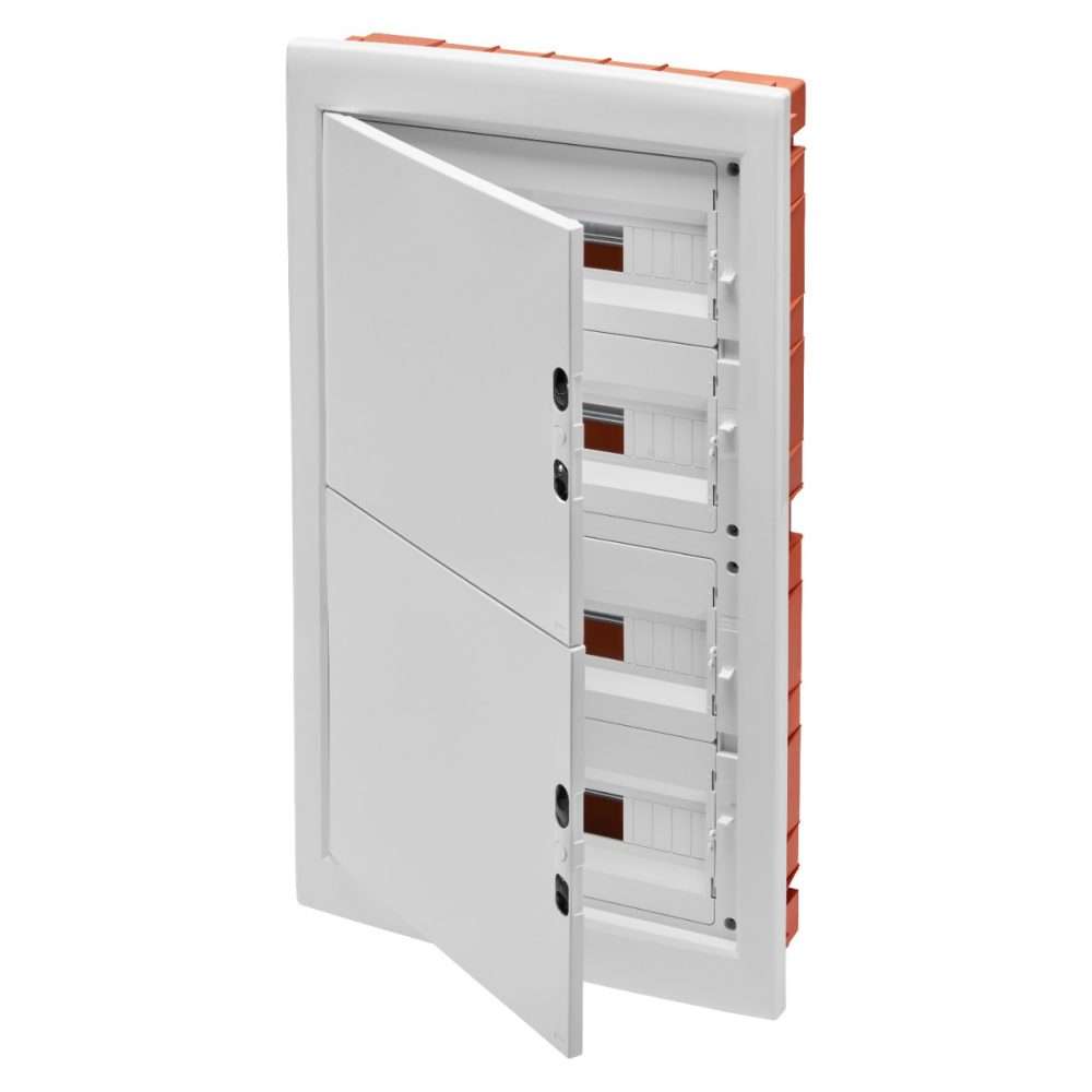 Quadro de distribuição de embutir com porta cega 72 módulos (18x4) com referência GW40891 à marca GEWISS