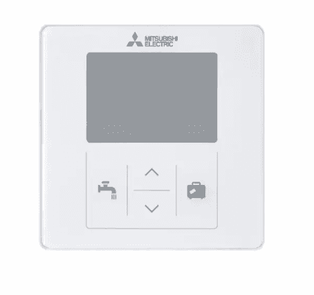 Controle remoto sem fio Mitsubishi Ecodan PAR-WT60R-E com referência PAR-WT60R-E à marca MITSUBISHI