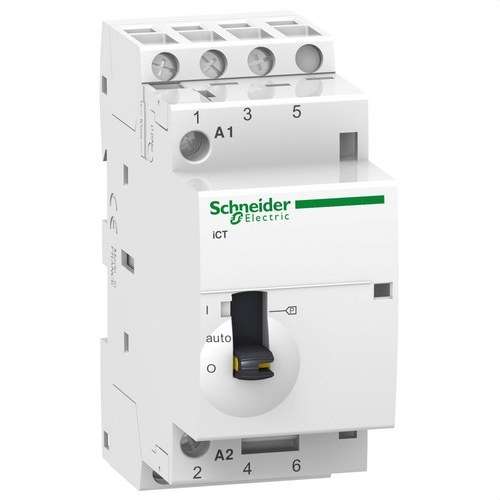 Contactador ICT 25A 3 NA 230/240V CA com referência A9C21833 à marca SCHNEIDER ELECTRIC