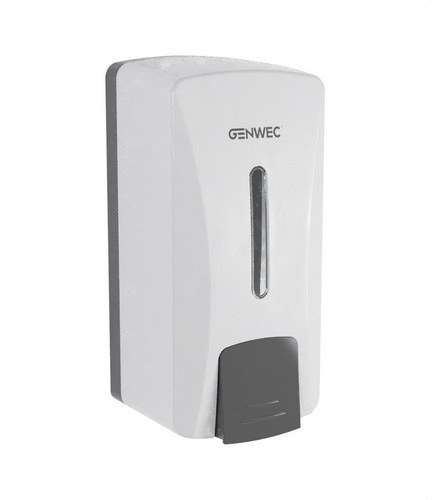 Distribuidor de sabão manual 1000ml ABS branco com referência GW04 17 01 00 à marca GENWEC