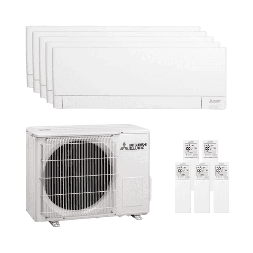Ar-condicionado 5x1 com Wi-Fi Mitsubishi MSZ-AY 2,5 kW (3) + 3,5 kW (2) com referência MXZMSZAY-2525253535-102 à marca MITSUBISHI