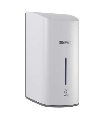 Distribuidor automático de sabão/gel desinfetante 1100ml ABS branco com referência GW04 16 01 00 à marca GENWEC