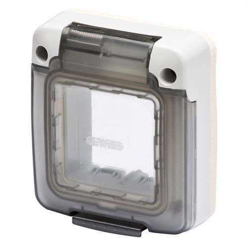 COMBI IN Cover smoked door 2 modules with reference GW27403 from the brand GEWISS