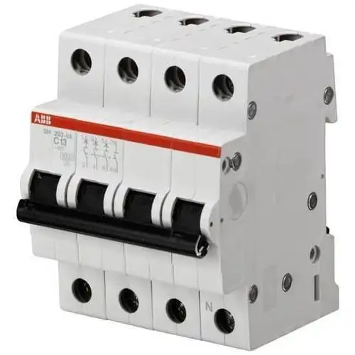 Magnetotérmico SH203-C10NA 3P+N 10A Curva C Curva C 6kA com referência 2CDS213103R0104 à marca ABB