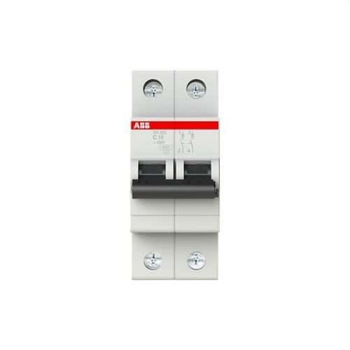 Interruptor Magnetotérmico SH202-C16 2P 16A Curva C Curva C 6kA com referência 2CDS212001R0164 à marca ABB