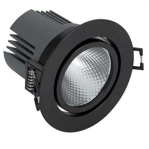 Downlight LED 703.23 Orientável Redondo 3000K SPOT preto com referência 70323038-283 à marca SIMON