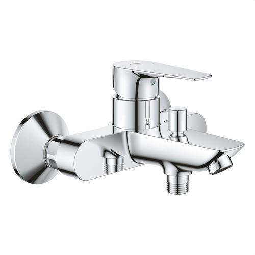 Misturadora monocomando para banheira e chuveiro Bauedge cromada com referência 23604001 da marca GROHE