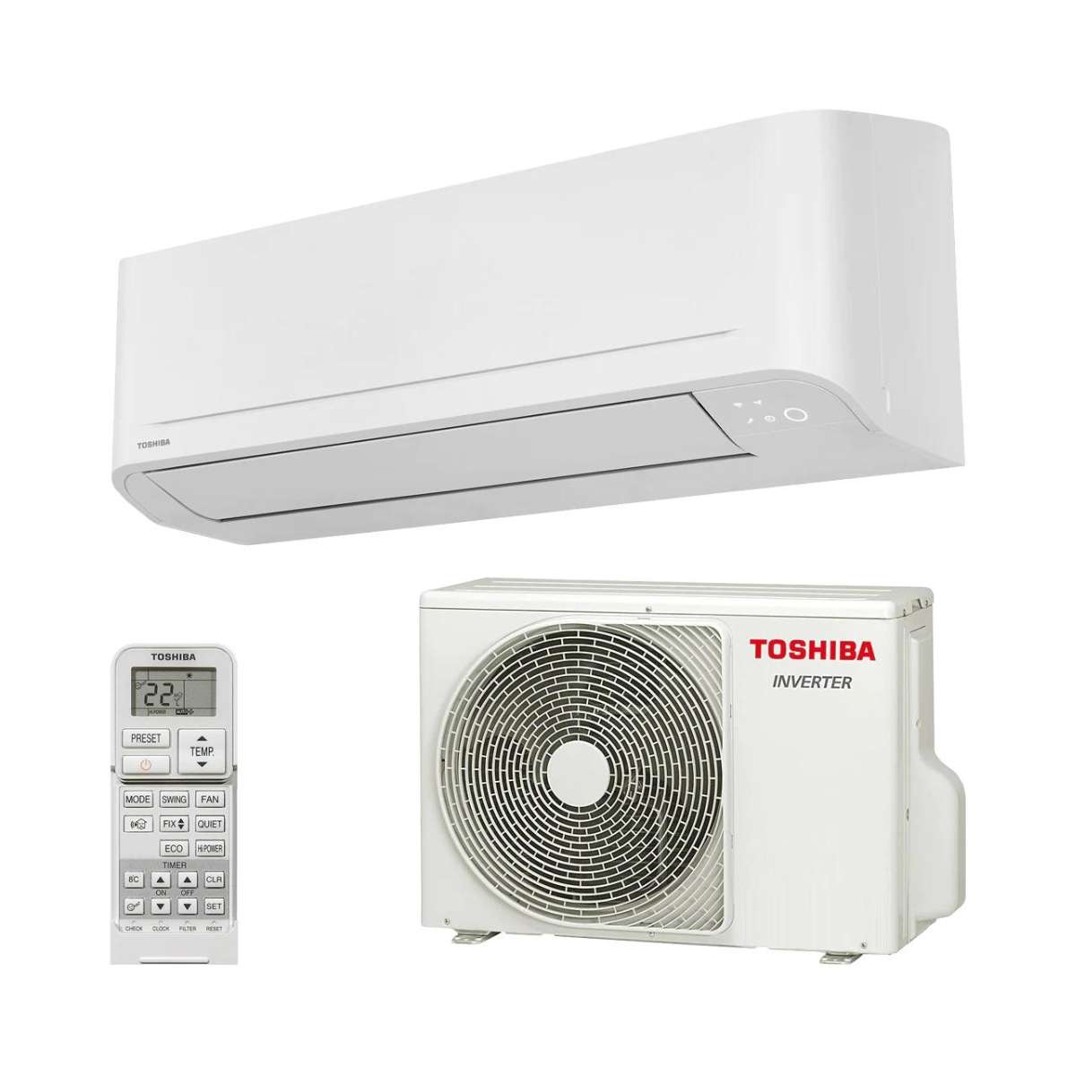 Ar condicionado fixo 1x1 Toshiba Seiya+ 13 3,3 kW 12000 BTU com referência SEIYA+ 13 à marca TOSHIBA