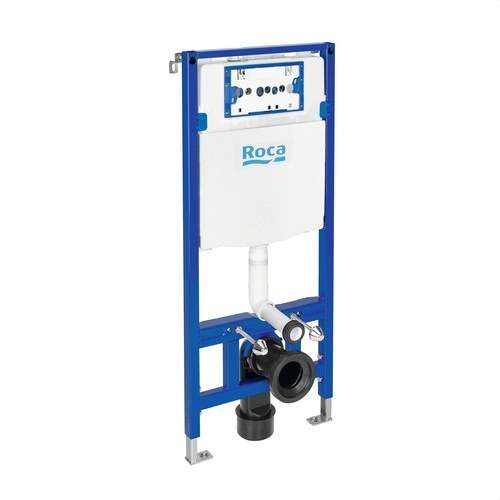 Frame with dual cistern for suspended toilet Roca WC One with reference A890070020 from the brand ROCA
