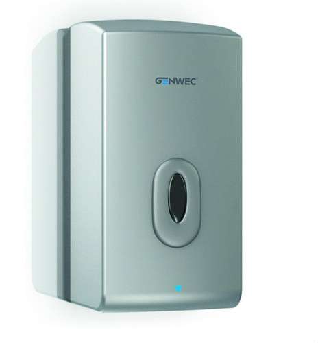 Distribuidor automático de sabão de 1100ml ABS prateado com referência GW04 14 01 04 à marca GENWEC