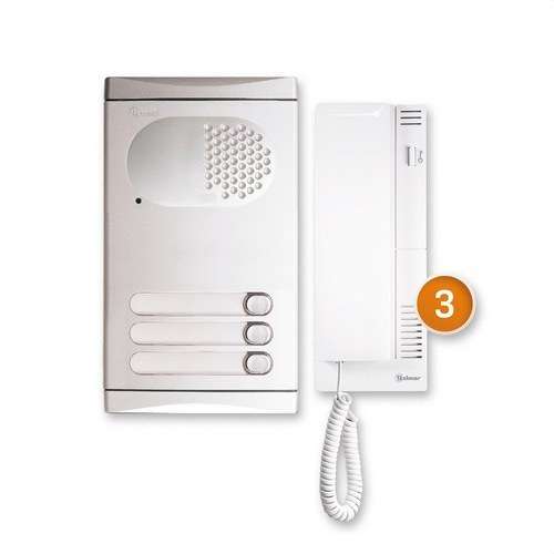 Kit de intercomunicador para 3 habitações 4130/AL com referência 11284130B à marca GOLMAR